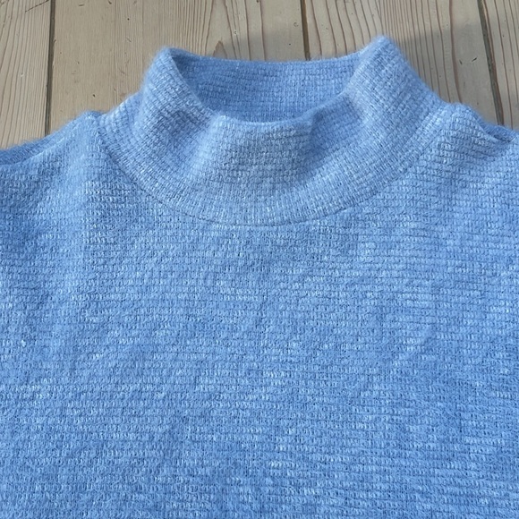 Sanctuary Cozy Light Blue Turtleneck Sweater - Picture 4 of 12